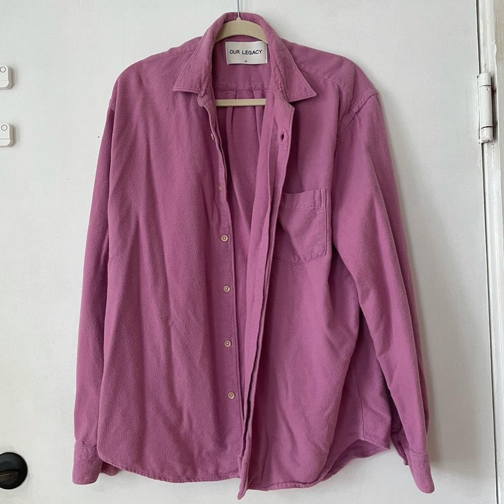 Our Legacy Soft Pink/Purple Button Down